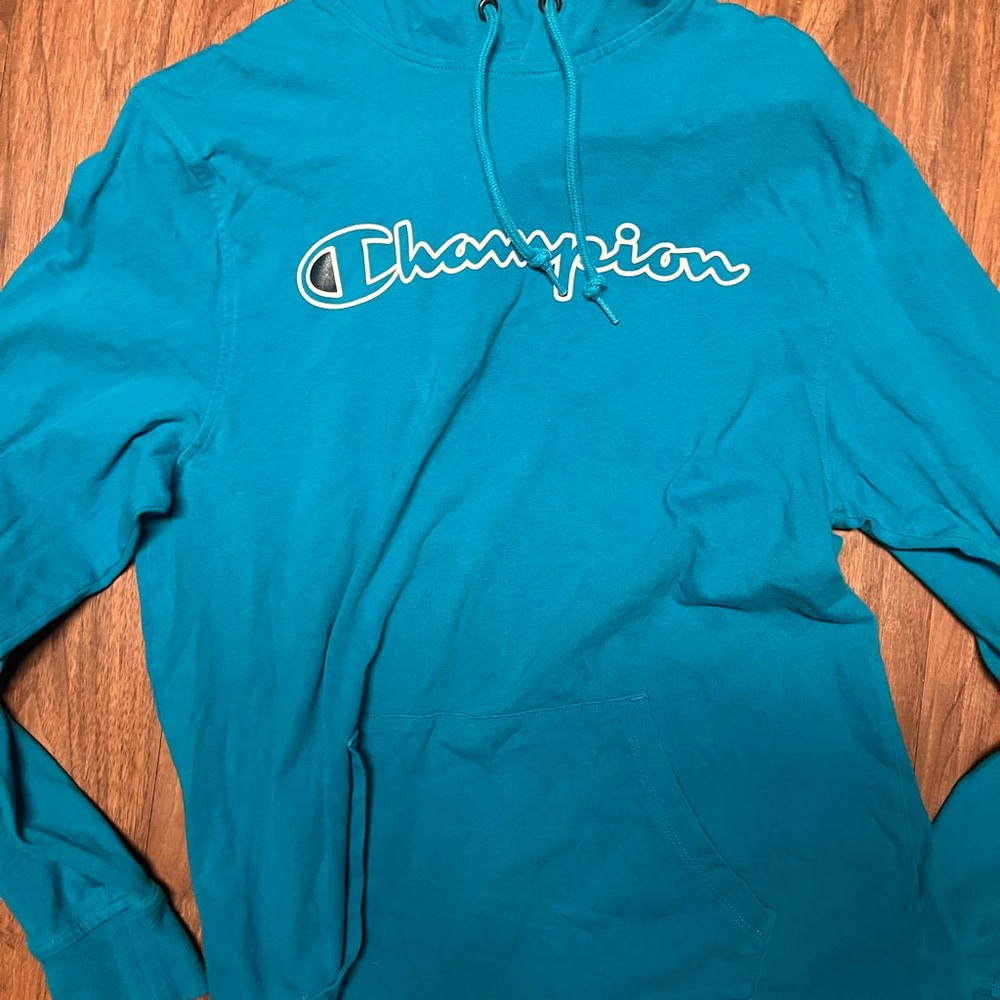 Champion Teal Athletic Hoodie